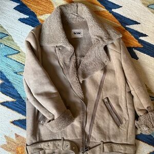 Acne shearling jacket